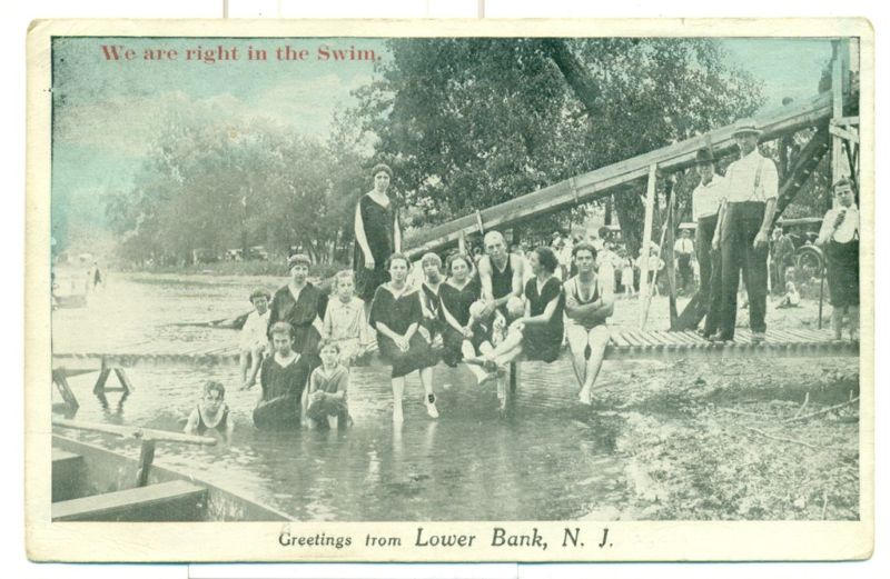 Lower Bank Greetings from Lower Bank 1923 copy Lower Bank Old